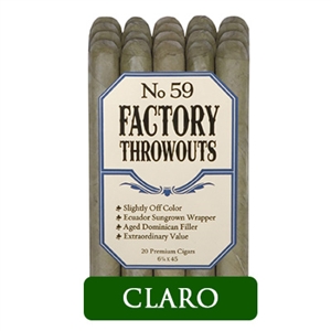 Factory Throwouts Claro No. 59 (20/Bundle)