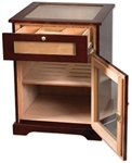 Galleria Cabinet 600 Count Humidor with Pull Drawer and Lock with Key (18 3/8 W x 18 3/8 D x 24 ...