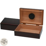 10 Count Traveler Humidor - Mahogony with Humidifier