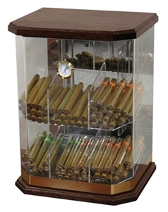 Franklin Wood 150 Count Acrylic Display Humidor