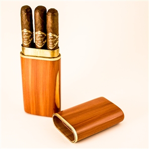 Cedar 3 Cigar Presidente Travel Case