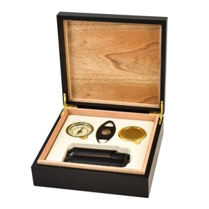 Craftsman's Bench Manhattan Gift Set 25 Ct Humidor