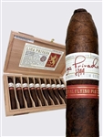 Liga Privada H99 Feral Flying Pig cigar 5 3/8 x 60 by Drew Estate shown as a full box and single stick