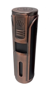 Rocky Patel Envoy 5 Torch Lighter with Plus Cutter - Copper and Black