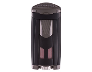 Xikar HP3 Triple Flame Lighter - Black