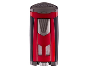 Xikar HP3 Triple Flame Lighter - Red