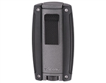 Xikar Turismo Double Flame Lighter - Matte Gray