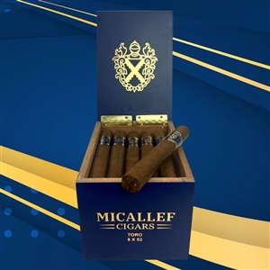 Micallef Blue Toro - 6 x 52 (25/Box)