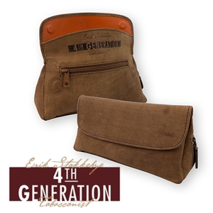 4th Generation Leather Tobacco Pouch/Pipe Carrier Combo Bag