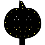 PRODUCT PHOTO: PixNode Mini Pumpkin Faces for RGB Nodes