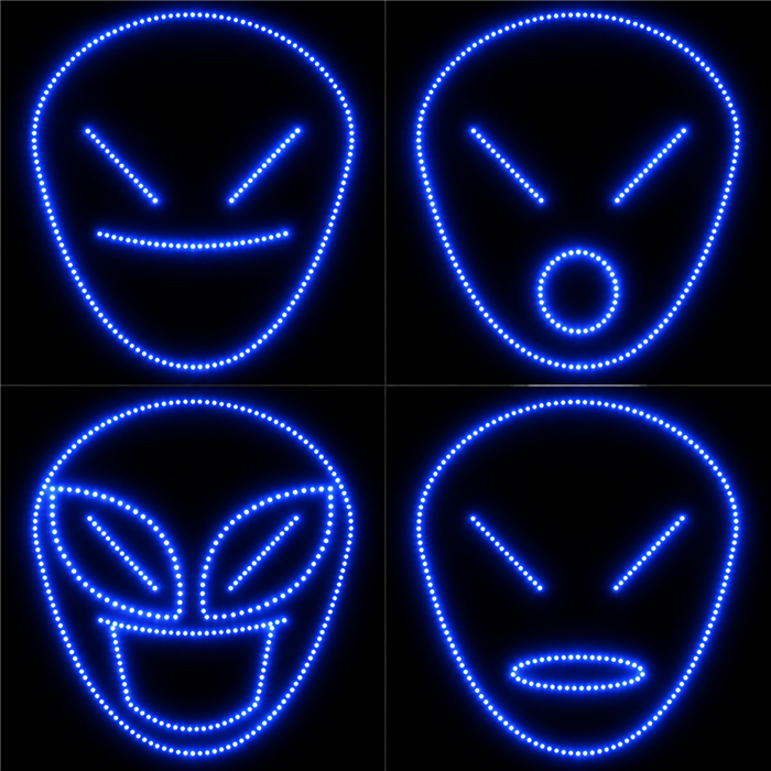 PRODUCT PHOTO: Singing Alien Face (46" x 46")