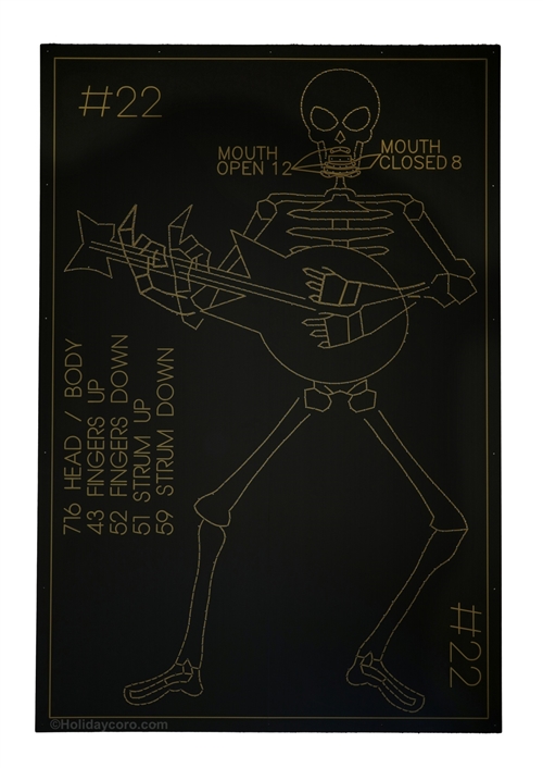PRODUCT PHOTO: Guitar Playing Skeleton
