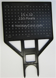 PRODUCT PHOTO: 18" x 24" RGB 8mm LED/12mm Base Pixel Node Sheet - 150 Pixels (15 x 10) - Single Sheet (not for individual order)