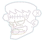 PRODUCT PHOTO: Frankenstien side profile (singing)