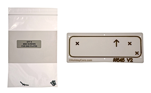 PRODUCT PHOTO: HC-2500 End-Plate Without Cutouts / Blanking Plate Kit