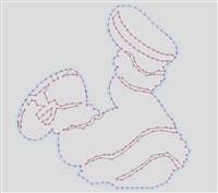PRODUCT PHOTO: Chimney Topper Santa Upper