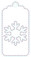 PRODUCT PHOTO: Gift Tag Snowflake
