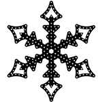 PRODUCT PHOTO: Snowflake Pointy Tip