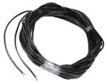 PRODUCT PHOTO: 100 Feet of 3 Conductor 18 AWG Extension Cable for RGB Pixel / Smart Lights in Black Jacket / ROUND