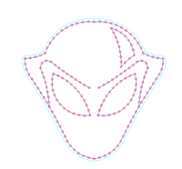 PRODUCT PHOTO: Alien Face 1