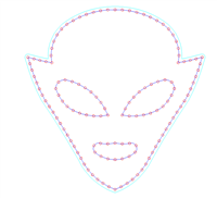 PRODUCT PHOTO: Alien Face 2