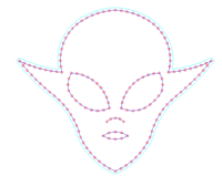PRODUCT PHOTO: Alien Face 5