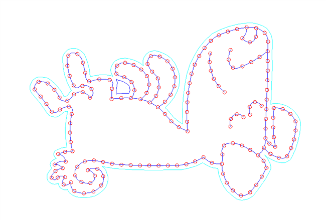 PRODUCT PHOTO: Dog 20 - Cartoon Dot Laying on Back