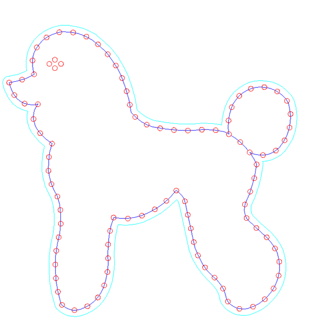 PRODUCT PHOTO: Dog 23 - Poodle Outline