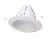 NICOR 17548A 6 in. White Cone Baffle Trim, Fits 6 inch Housings