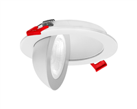 DGF 4-inch Selectable Canless Floating Gimbal LED Recessed Downlight