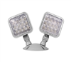 ERHWP2GR Weather Resistant Emergency LED Remote Light Fixture, Double Head