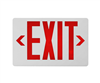 NICOR EXL41UNVWHR2 LED Emergency Exit Sign, Red Lettering