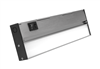 NICOR NUC-5 Series 12-inch Nickel Selectable LED Under Cabinet Light