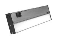 NICOR NUC-5 Series 12-inch Nickel Selectable LED Under Cabinet Light