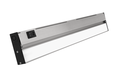 NICOR NUC-5 Series 21-inch Nickel Selectable LED Under Cabinet Light