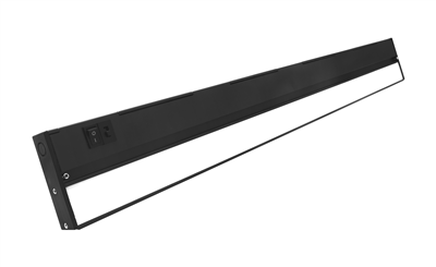 NICOR NUC-5 Series 30-inch Black Selectable LED Under Cabinet Light