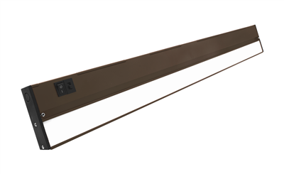 NICOR NUC-5 Series 30-inch Oil-Rubbed Bronze Selectable LED Under Cabinet Light