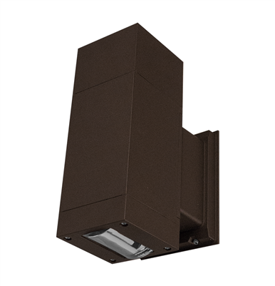 Dorado 36W LED Outdoor Wall Mount Cylinder, Bronze