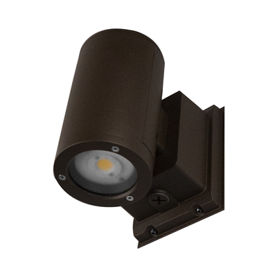 Dorado 35W Round LED Outdoor Wall Mount Cylinder Up/Down Light, Bronze