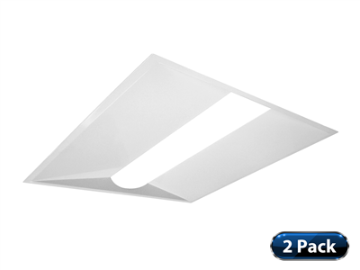 NICOR TACS2 Series Selectable 2x2 Architectural LED Troffer (2-Pack)