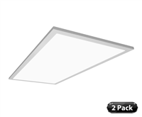 NICOR TGL1 Series 2x4 Backlit LED Troffer (2-Pack)
