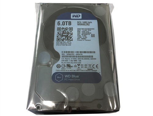 goHardDrive.com - Western Digital Blue WD60EZRZ 6TB 5400RPM SATA 6Gb/s 64MB  Cache 3.5" Internal Desktop Hard Drive -w/2 Year Warranty