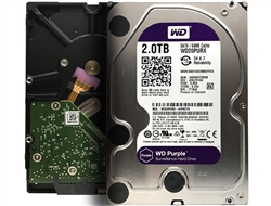Western Digital Purple Surveillance WD20PURX 2TB 5400RPM 64MB Cache SATA 6.0Gb/s 3.5" Internal Hard Drive - 3 Year Warranty