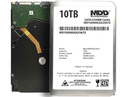 MaxDigitalData (MD10000GSA25672) 10TB 7200RPM SATA 6Gb/s 256MB Cache 3.5" Internal Desktop Hard Drive - 3 Years Warranty