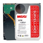 MDD 12TB 7200RPM 256MB Cache SATA 6.0Gb/s 3.5" Internal Hard Drive for Surveillance (MDD12TSATA25672DVR) - 3 Years Warranty