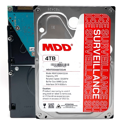 MDD 4TB 7200RPM 64MB Cache SATA 6.0Gb/s 3.5