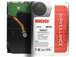 MDD 18TB 7200 RPM 256MB Cache SATA 6.0Gb/s 3.5" Internal Hard Drive for Surveillance (MDD18TSATA25672DVR) - 5 Years Warranty
