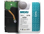 MDD 12TB 7200RPM 256MB Cache SATA 6.0Gb/s 3.5" Internal Hard Drive for NAS Network Storage (MDD12TSATA25672NAS) - 3 Years Warranty
