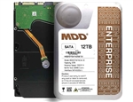 MDD 12TB 7200RPM 256MB Cache SATA 6.0Gb/s 3.5" Internal Enterprise Hard Drive (MDD12TSATA25672E) - 5 Years Warranty