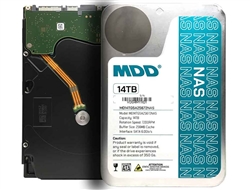 MDD 14TB 7200 RPM 256MB Cache SATA 6.0Gb/s 3.5" Internal Hard Drive for NAS Network Storage (MD14TSATA25672NAS) - 5 Years Warranty